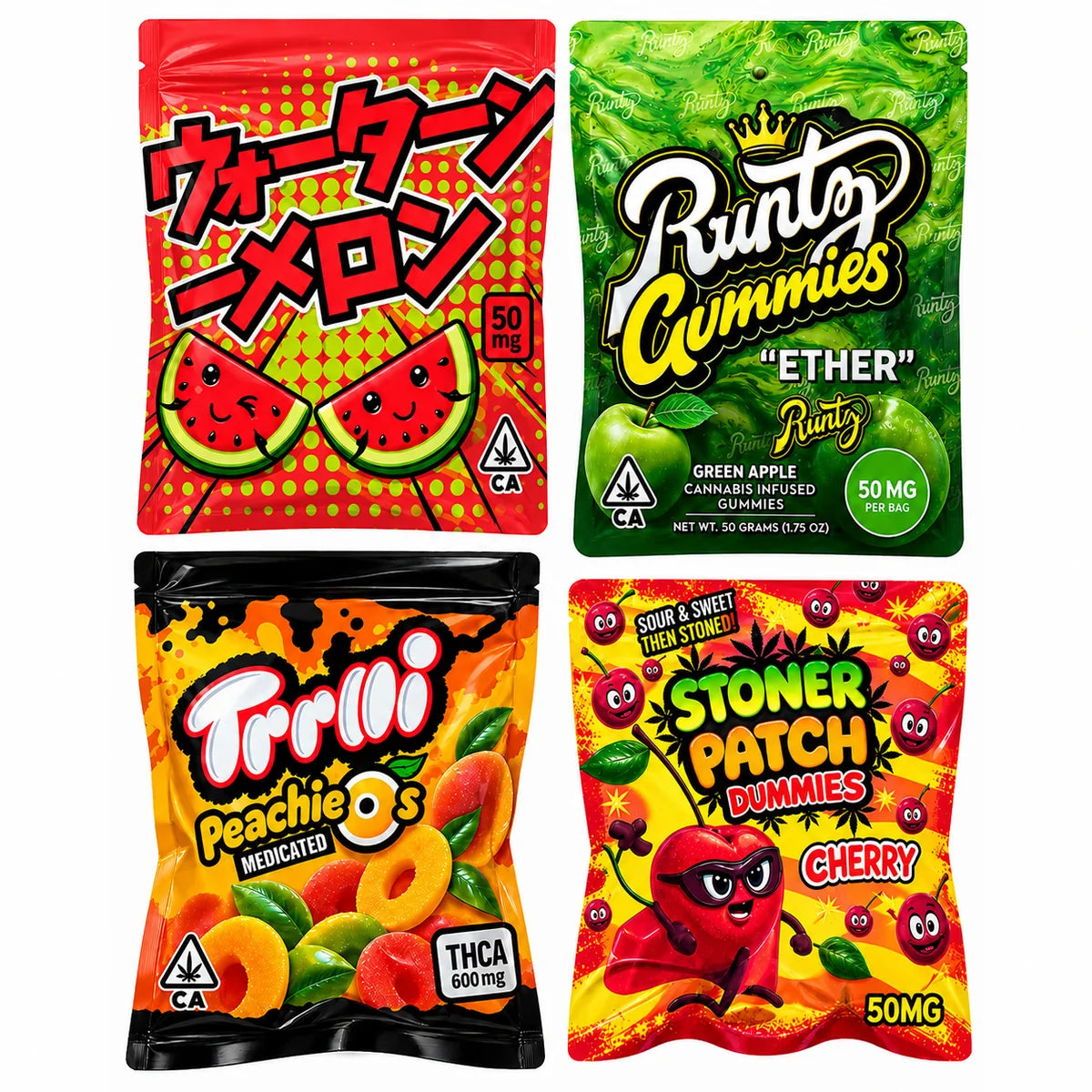 CaliBudz THCA Gummies Variety (Replaced Pollinate Gummies)