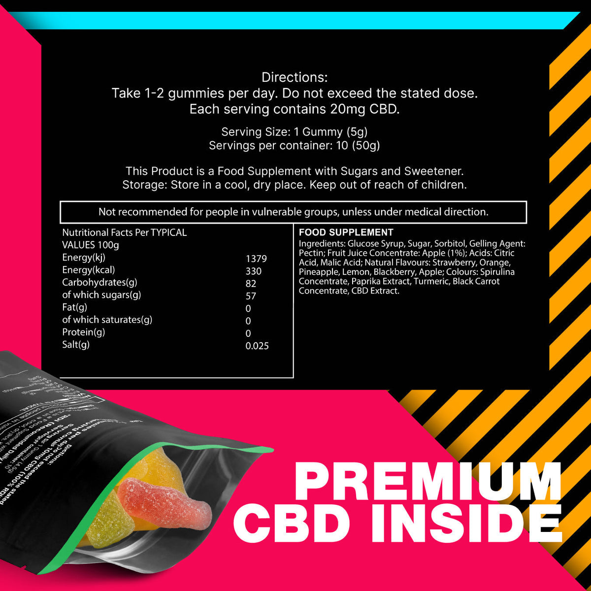 200mg Bottles CBD Gummies CBD Calm