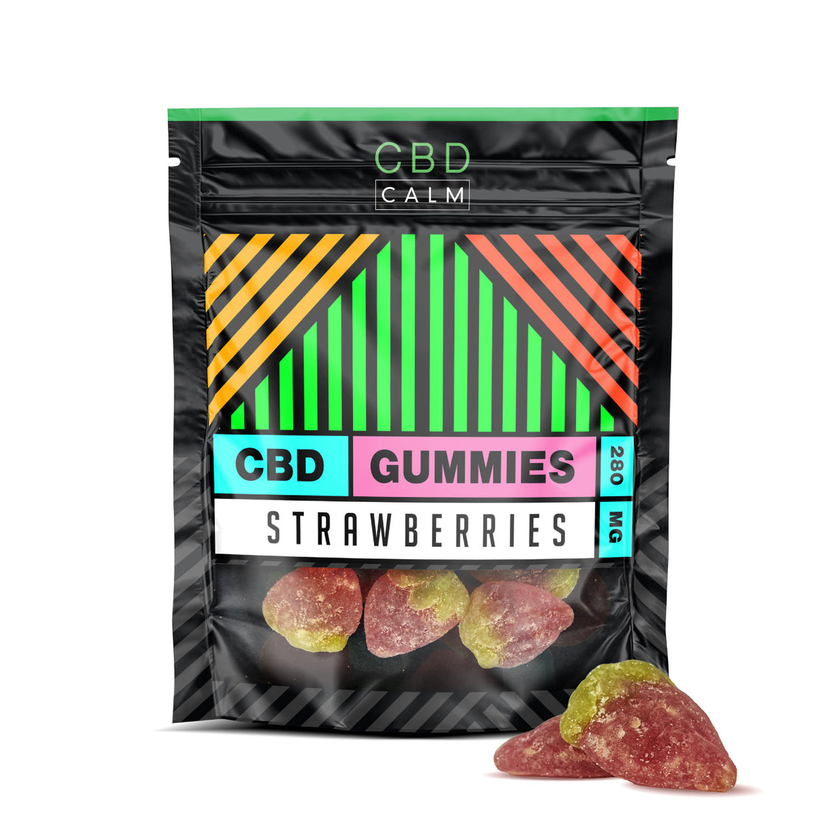 280mg Strawberries Grab Bag CBD Gummies CBD Calm