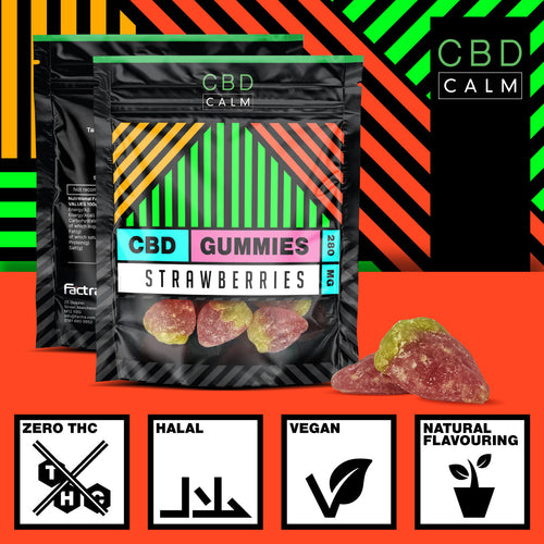 280mg Strawberries Grab Bag CBD Gummies CBD Calm