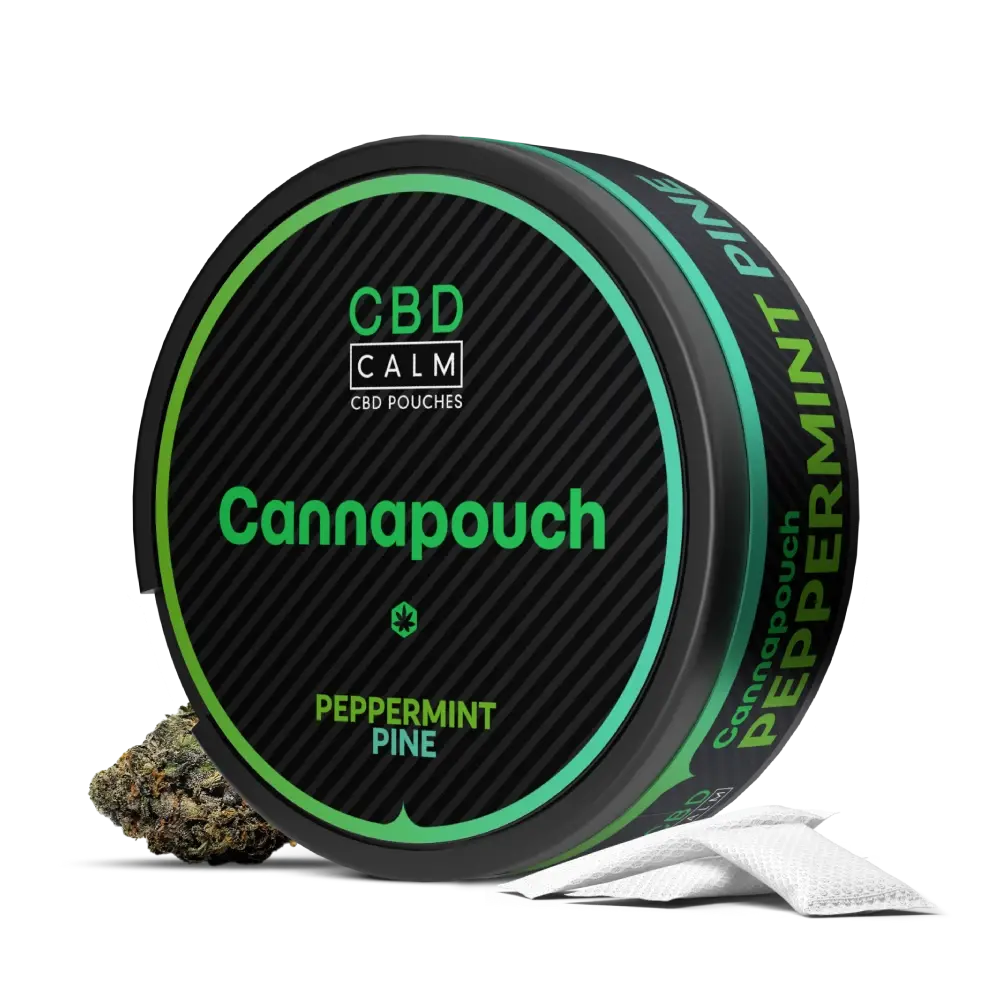 Cannapouch 50mg Peppermint Pine CBD Pouches CBD Calm