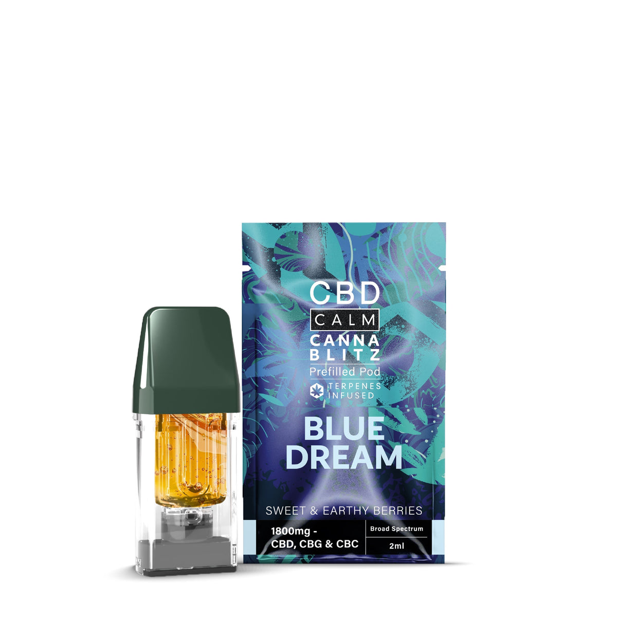 CANNABLITZ 1800mg Prefilled Pod CBD Calm
