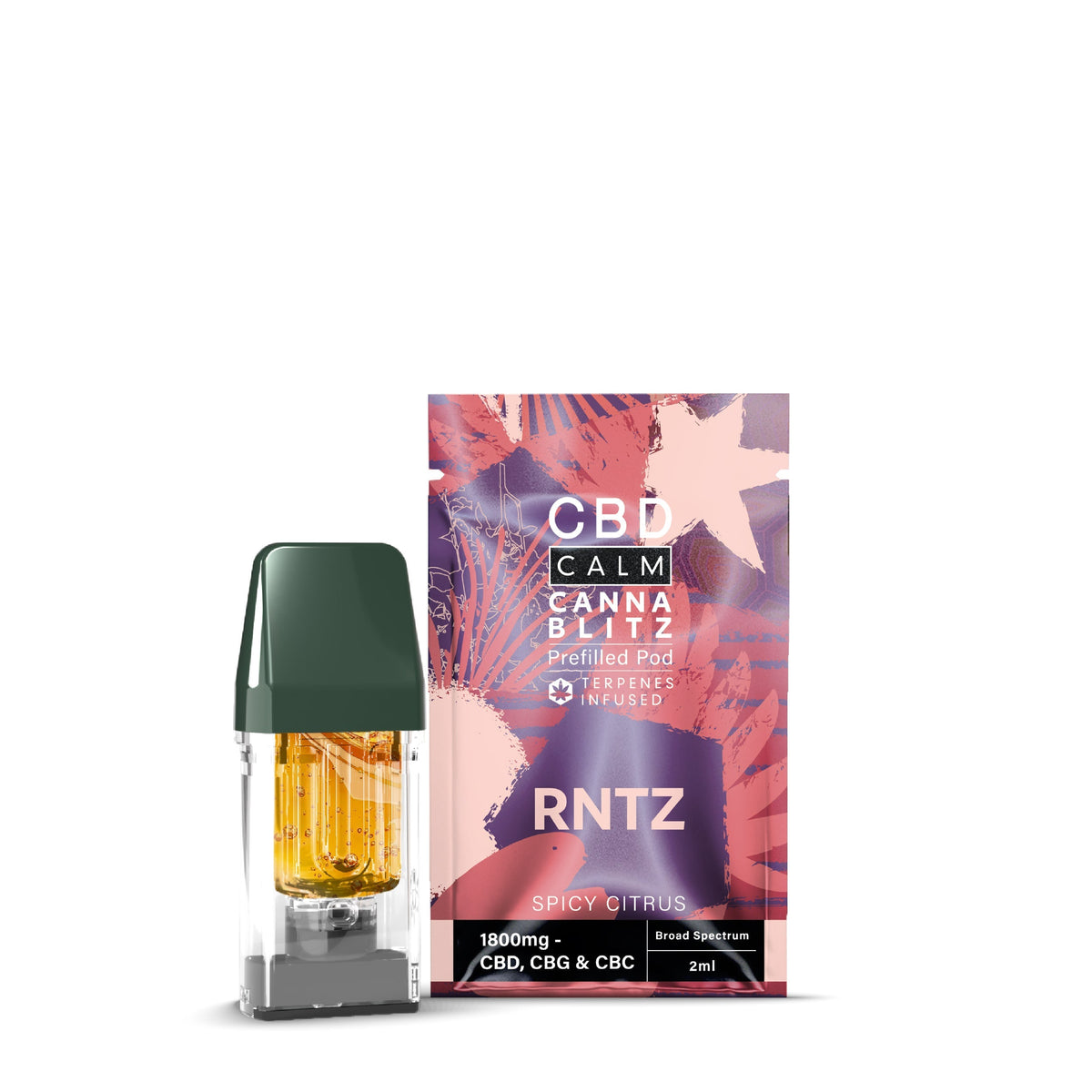 CANNABLITZ 1800mg Prefilled Pod CBD Calm