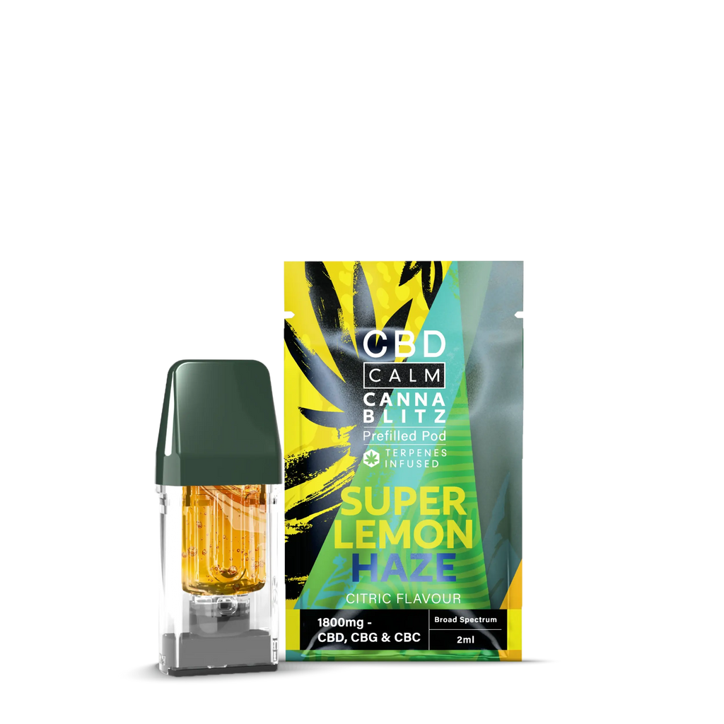 CANNABLITZ 1800mg Prefilled Pod CBD Calm