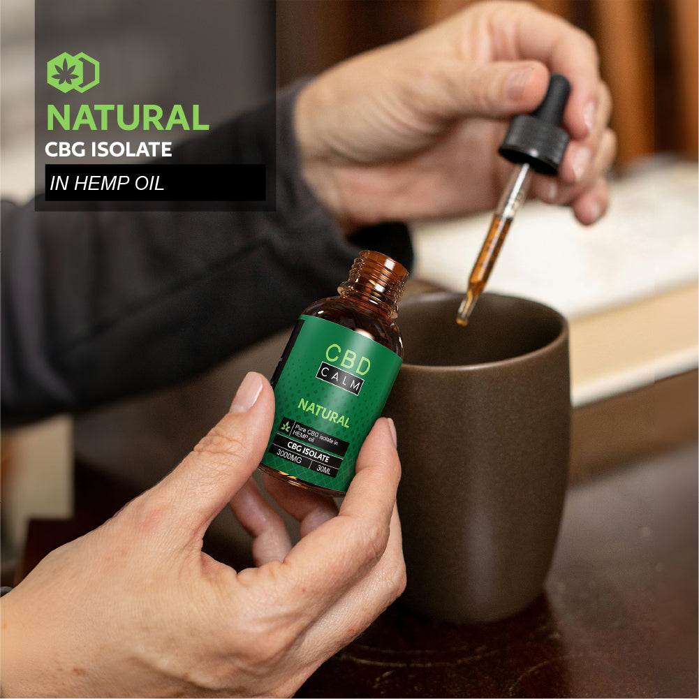 Natural Isolate Hemp CBG Oil CBD Calm