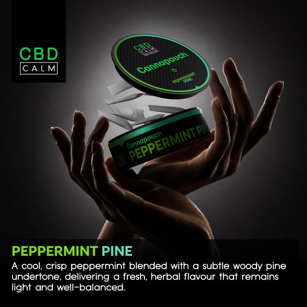Cannapouch 50mg Peppermint Pine CBD Pouches CBD Calm