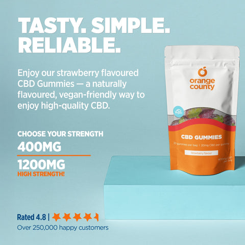 CBD Gummies Strawberries Orange County CBD