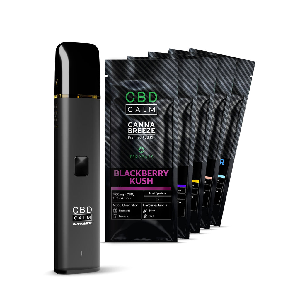Cannabreeze 900mg Prefilled Vape Kit CBD Calm