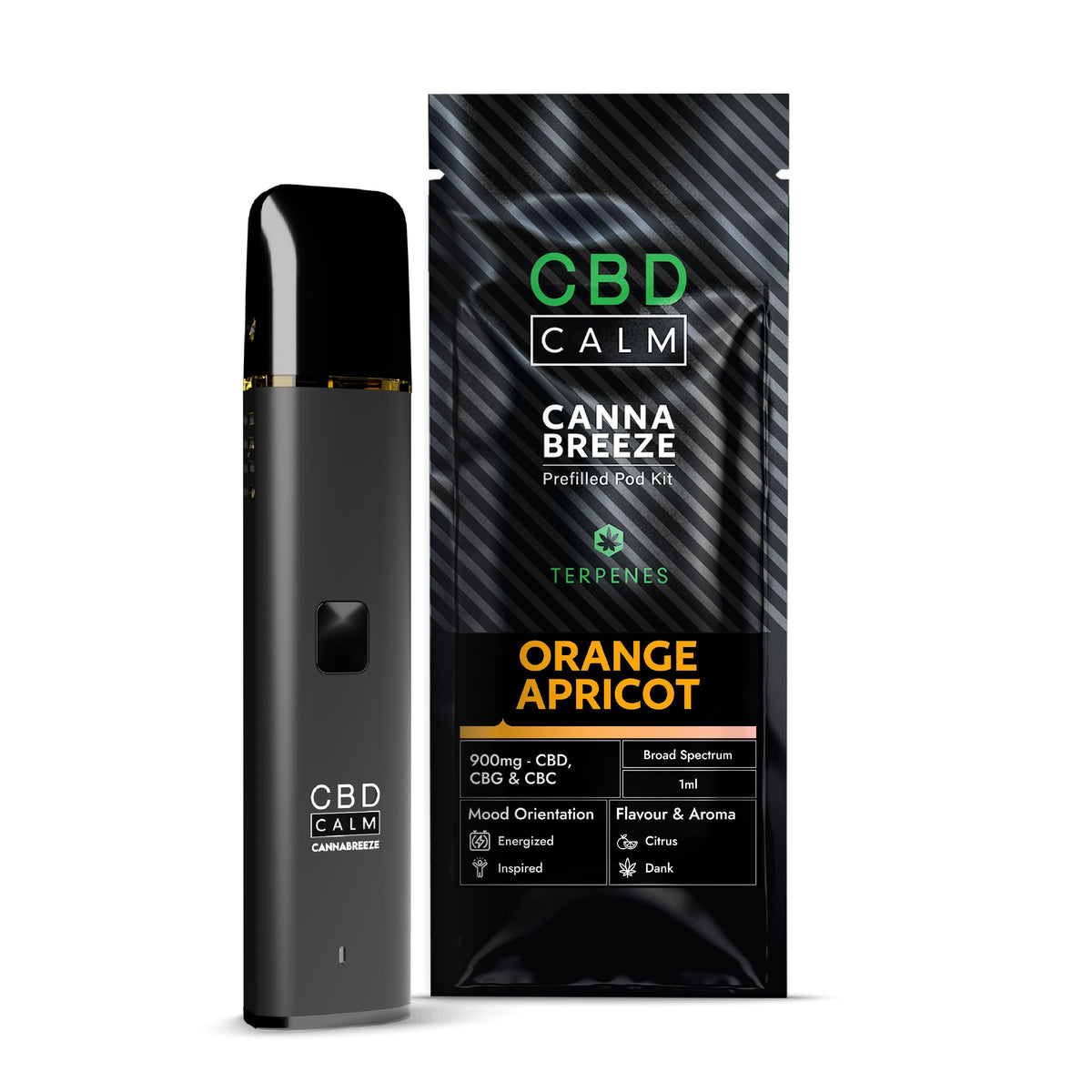 Cannabreeze 900mg Prefilled Vape Kit CBD Calm