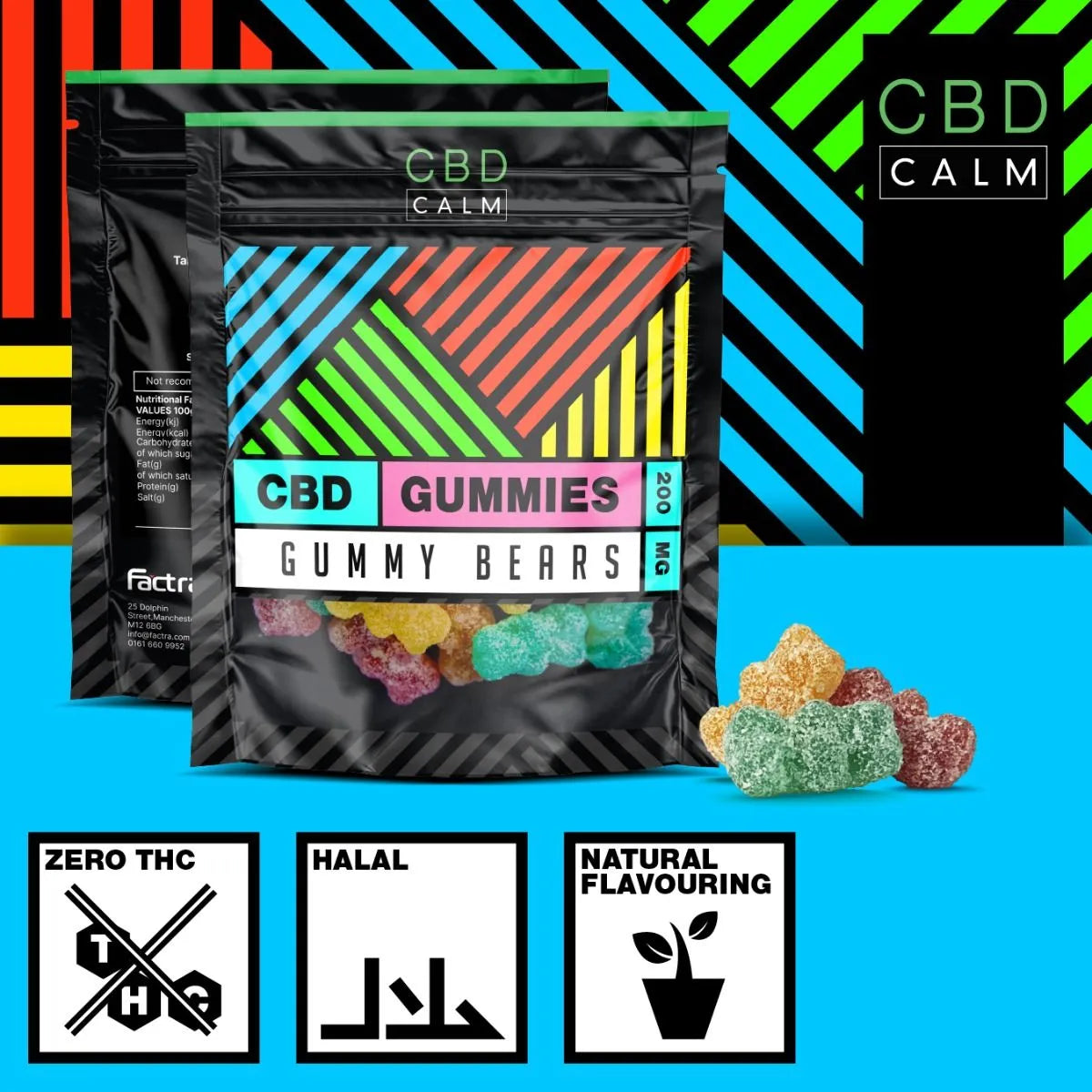 200mg Gummy Bears CBD Gummies CBD Calm