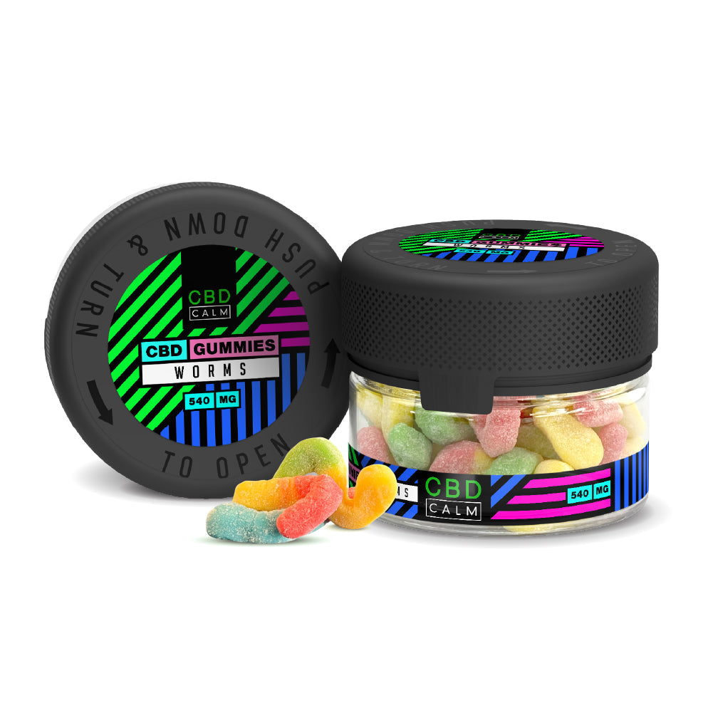 540mg Worms CBD Gummies CBD Calm